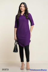 Engage Royal Orchid Tunic Top
