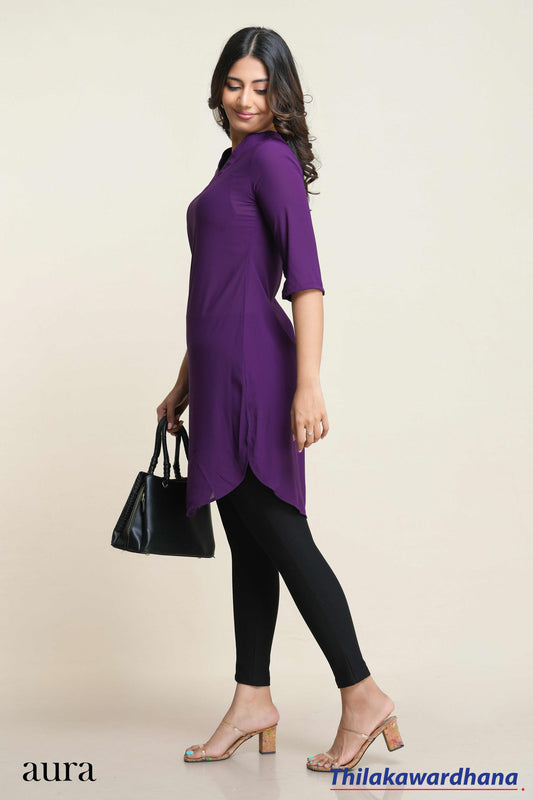 Engage Royal Orchid Tunic Top
