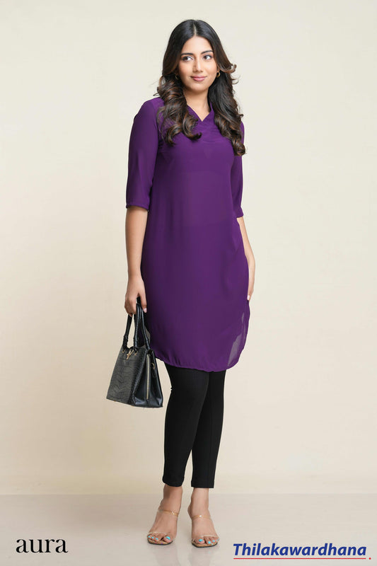 Engage Royal Orchid Tunic Top