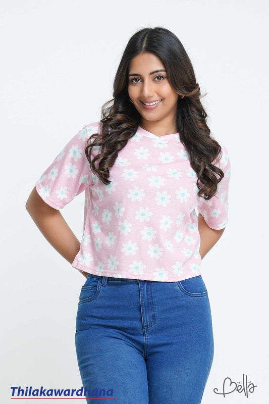 Bella Floral Printed Tee