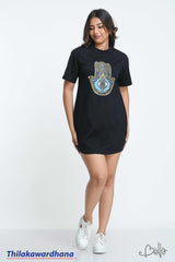 Bella Graphic Printed T Shirt Dress
