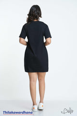 Bella Graphic Printed T Shirt Dress