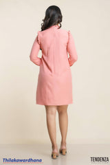 Tendenza Bishop Sleeve Baby Doll Mini Dress