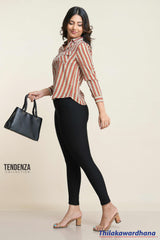 Tendenza Front Pocket Long Sleeve Top
