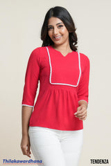 Tendenza Lace Detailed Top