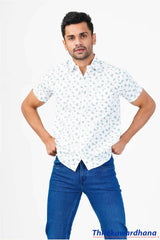 Men's Short Sleeve Printed Shirt