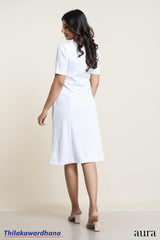 Aura Ivory Grace Midi Dress