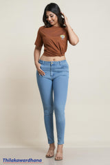 Light Washed Skinny Jean