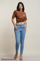 Light Washed Skinny Jean