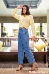 Everyday Comfort Straight-Cut Mom Jean