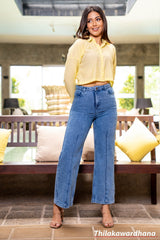 Everyday Comfort Straight-Cut Mom Jean