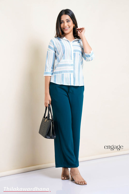 Engage Aqua Stride Top