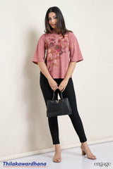 Engage Roselle Floral Tunic Top