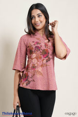 Engage Roselle Floral Tunic Top