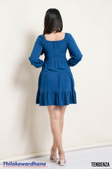 Tendenza Tiered Peplum Dress