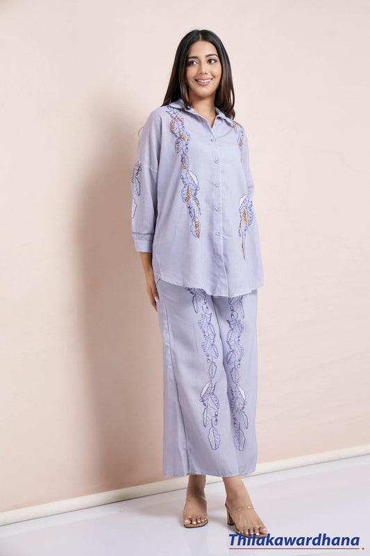 Feathered Harmony Co-Ord Set