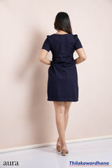 Aura Denim Allure Short Dress