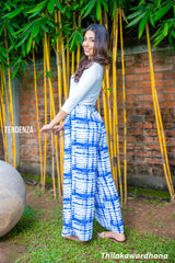 Tendenza Waist Gathering Loose Fit Pant