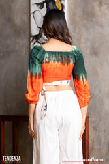 Tendenza Tie & Dye Crop Top