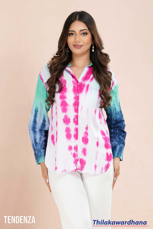 Tendenza Vivid Breeze Tie & Dye Shirt