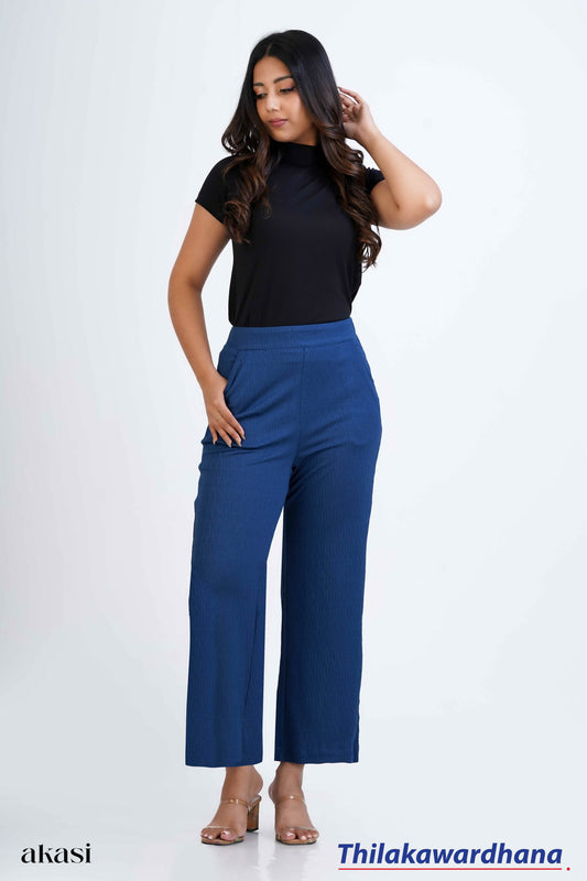 Akasi Indigo Flare Trouser