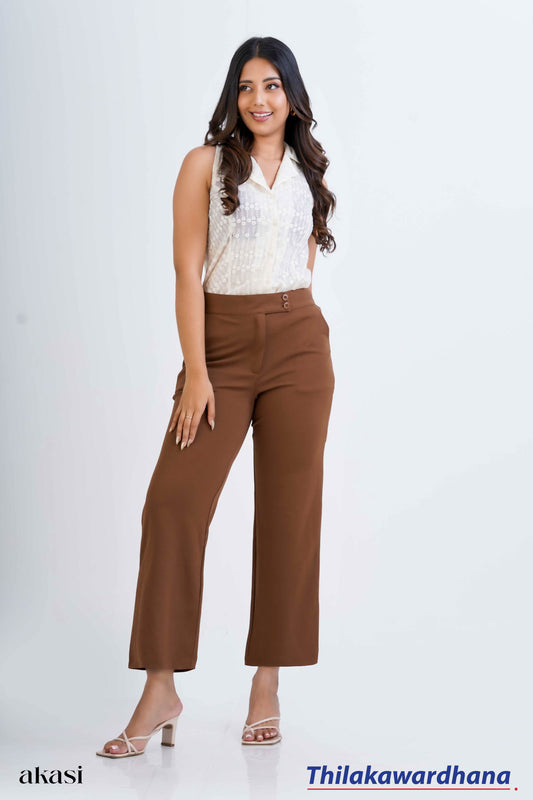 Akasi Truffle Tailored Pants