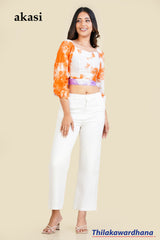 Akasi Mid Waist Twill Pant