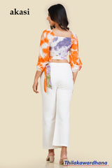 Akasi Mid Waist Twill Pant