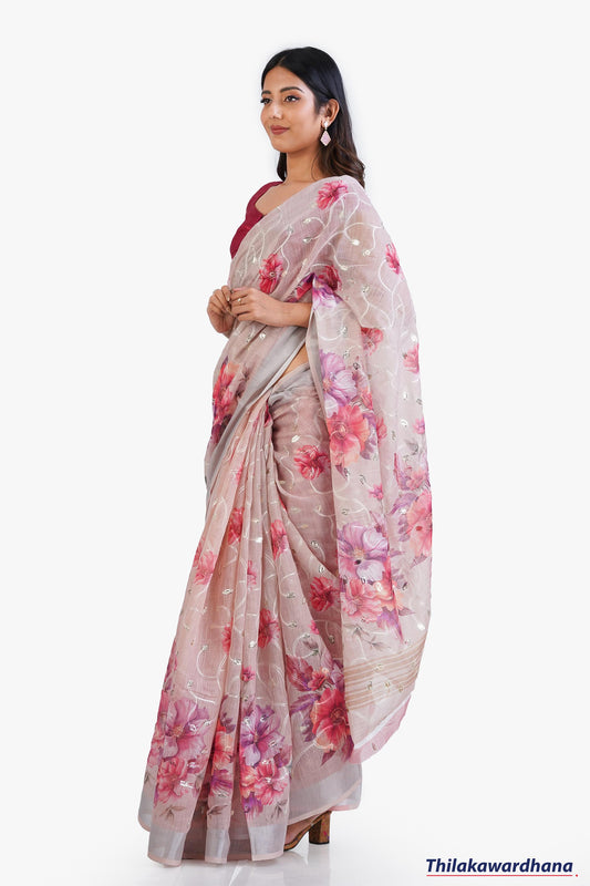 Printed Cotton Saree