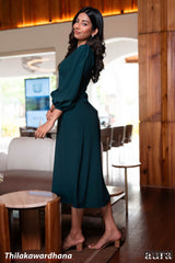 Aura Aurora Dusk Midi Evening Dress