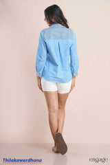 Engage Striped Printed Shirt