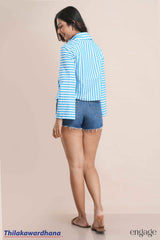 Engage Verde Stripe Elegance Shirt
