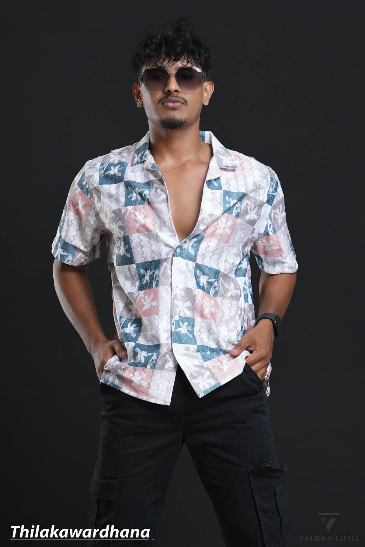 Trafford Short Sleeve Printed Shirt