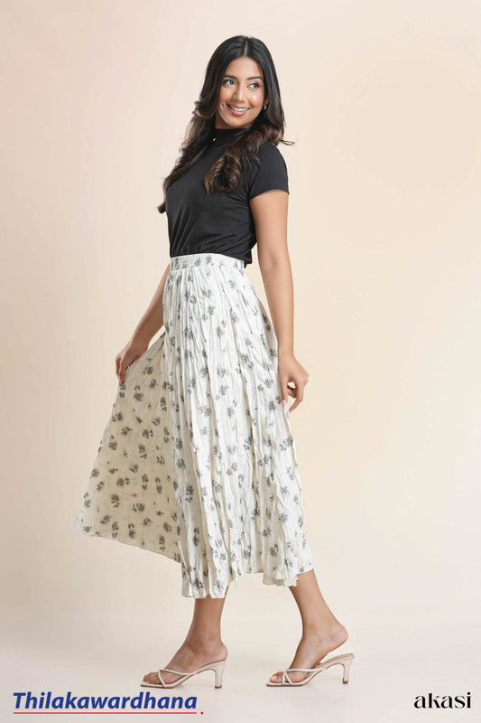 Floral Printed Maxi Skirt
