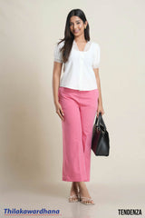 Tendenza Vintage Charm Lace Trim Blouse