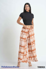 Tendenza Waist Gathering Loose Fit Pant