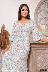 Aura The Floral Serenity Maxi Dress