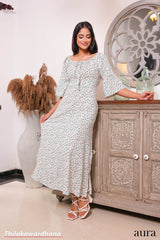 Aura The Floral Serenity Maxi Dress