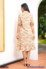 Tendenza Blossom Breeze V Neck Midi Dress