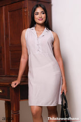 Aura Collared Shift Dress