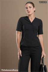 Tendenza Elegant Short Sleeve Two Piece Set