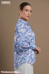 Tendenza Botanical Bloom Button Up Shirt