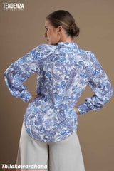 Tendenza Botanical Bloom Button Up Shirt