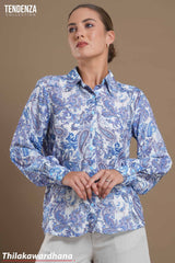 Tendenza Botanical Bloom Button Up Shirt