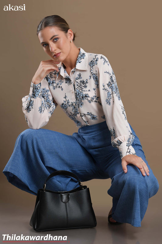 Akasi Blue Horizon Culottes Pant