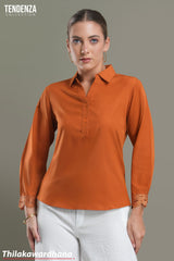 Tendenza Cuff Lace Detailed WW Top