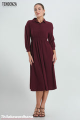Tendenza Forest Poise Midi Gown Dress