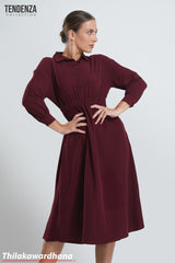 Tendenza Forest Poise Midi Gown Dress