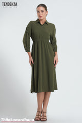 Tendenza Forest Poise Midi Gown Dress