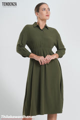 Tendenza Forest Poise Midi Gown Dress